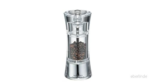Zassenhaus Pepper Mill Aachen Transparent 14 cm 4006528035247