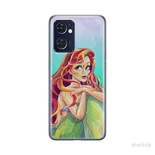 ERT GROUP mobiltelefonfodral för Oppo RENO 7 5G originalt och officiellt licensierat Disney mönster Ariel 004 optimalt anpassad till formen på mobiltelefonen, fodral tillverkad av TPU plast 5905511302566