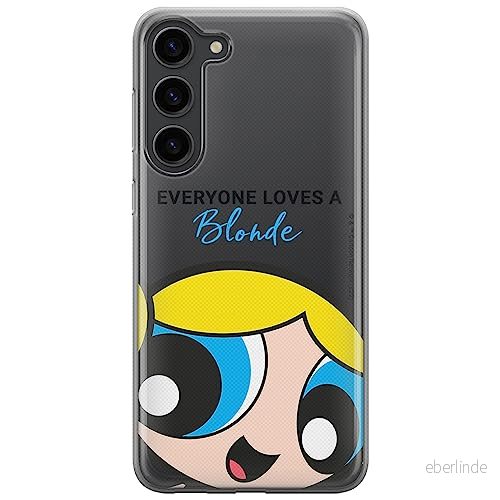 ERT GROUP mobiltelefonfodral för Samsung S23 originalt och officiellt licensierat The Powerpuff Girls mönster 012 anpassad till formen på mobiltelefonen, gedeeltelijk transparant 5905511961985