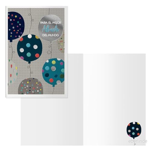 DOHE Gratulationskort morföräldrar Pack 6 enheter Storlek: 11,5x17 cm (stängd) Inkluderar kuvert för att lagra kortet Dots modell 8421938700817