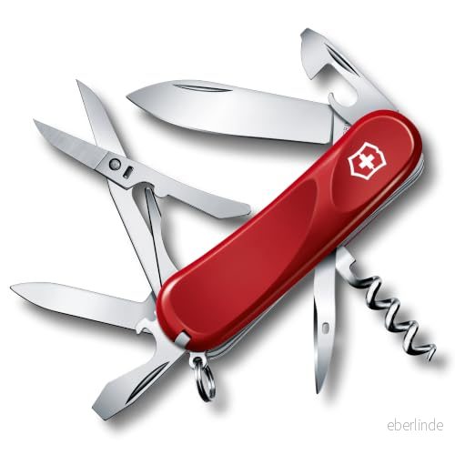 Victorinox, Schweizer Taschenmesser, Evolution 14, Multitool, 14 Funktionen, Klinge, gross, Dosenöffner, Schraubendreher 3 mm 7611160044754
