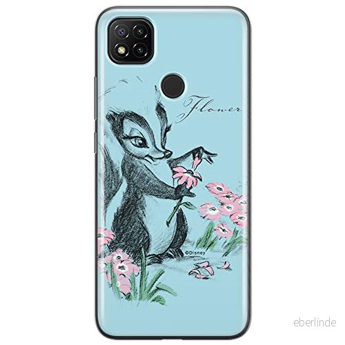 ERT GROUP mobiltelefonfodral för Xiaomi REDMI 9C originalt och officiellt licensierat Disney mönster Flower Skunk 001 optimalt anpassad till formen på mobiltelefonen, fodral tillverkad av TPU plast 5903040302347