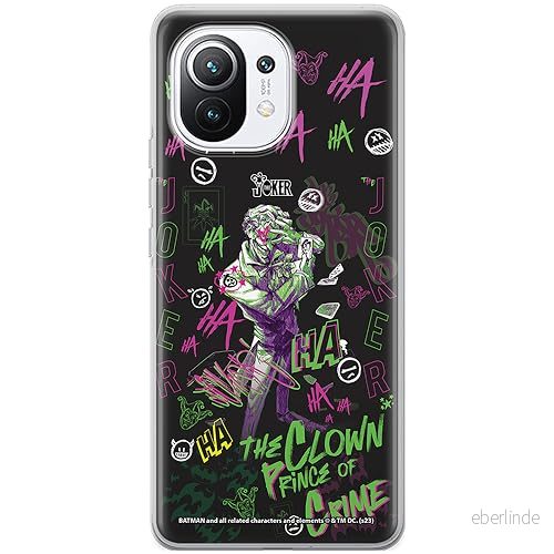 ERT GROUP mobiltelefonfodral för Xiaomi 11 originalt och officiellt licensierat DC mönster Joker 027 optimalt anpassad till formen på mobiltelefonen, fodral tillverkad av TPU plast 5905795052638