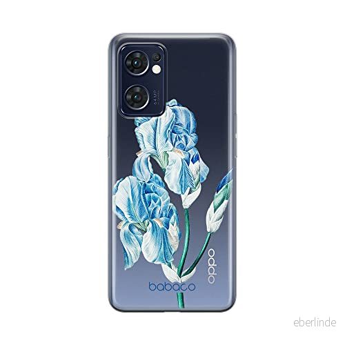 ERT GROUP mobiltelefonfodral för Oppo RENO 7 5G originalt och officiellt licensierat Babaco mönster Flowers 025 optimalt anpassad till formen på mobiltelefonen, gedeeltelijk transparant 5905511318680