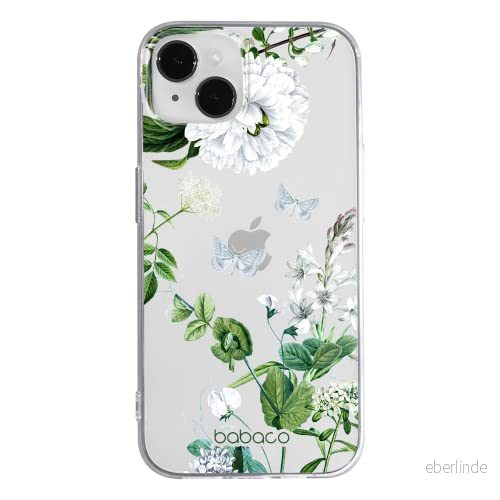 ERT GROUP mobiltelefonfodral för Apple Iphone 14 originalt och officiellt licensierat Babaco mönster Flowers 030 optimalt anpassad till formen på mobiltelefonen, gedeeltelijk transparant 5905131887320