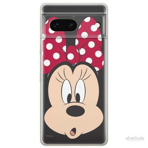 ERT GROUP mobiltelefonfodral för Google PIXEL 7 originalt och officiellt licensierat Disney mönster Minnie 054 optimalt anpassad till formen på mobiltelefonen, fodral tillverkad av TPU plast 5905795140892