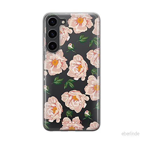 ERT GROUP mobiltelefonfodral för Samsung S23 originalt och officiellt licensierat Babaco mönster Flowers 014 optimalt anpassad till formen på mobiltelefonen, gedeeltelijk transparant 5905511426576