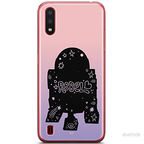 ERT GROUP mobiltelefonfodral för Samsung A01 originalt och officiellt licensierat Star Wars mönster R2D2 005 optimalt anpassad till formen på mobiltelefonen, fodral tillverkad av TPU plast 5904805429200