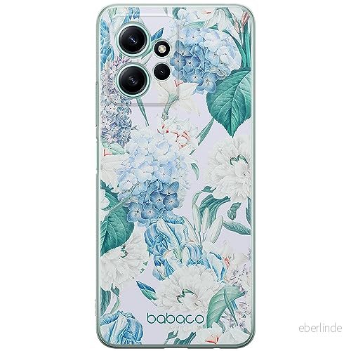ERT GROUP mobiltelefonfodral för Xiaomi REDMI NOTE 12 4G originalt och officiellt licensierat Babaco mönster Flowers 028 optimalt anpassad till formen på mobiltelefonen, fodral tillverkad av TPU plast 5905511946999