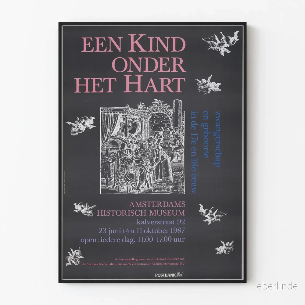 Museiposter Amsterdam Ett barn under hjärtat
