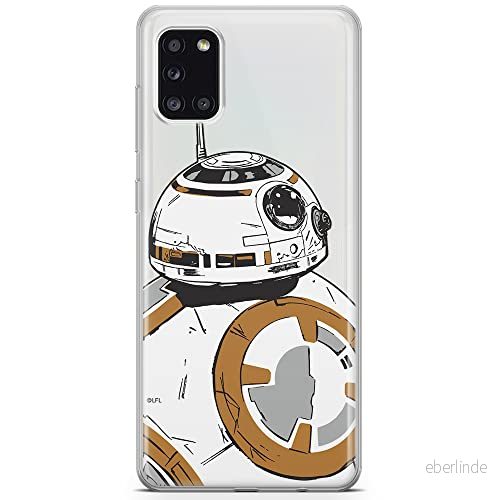 ERT GROUP mobiltelefonfodral för Samsung A31 originalt och officiellt licensierat Star Wars mönster BB 8 009 optimalt anpassad till formen på mobiltelefonen, gedeeltelijk transparant 5903040217511