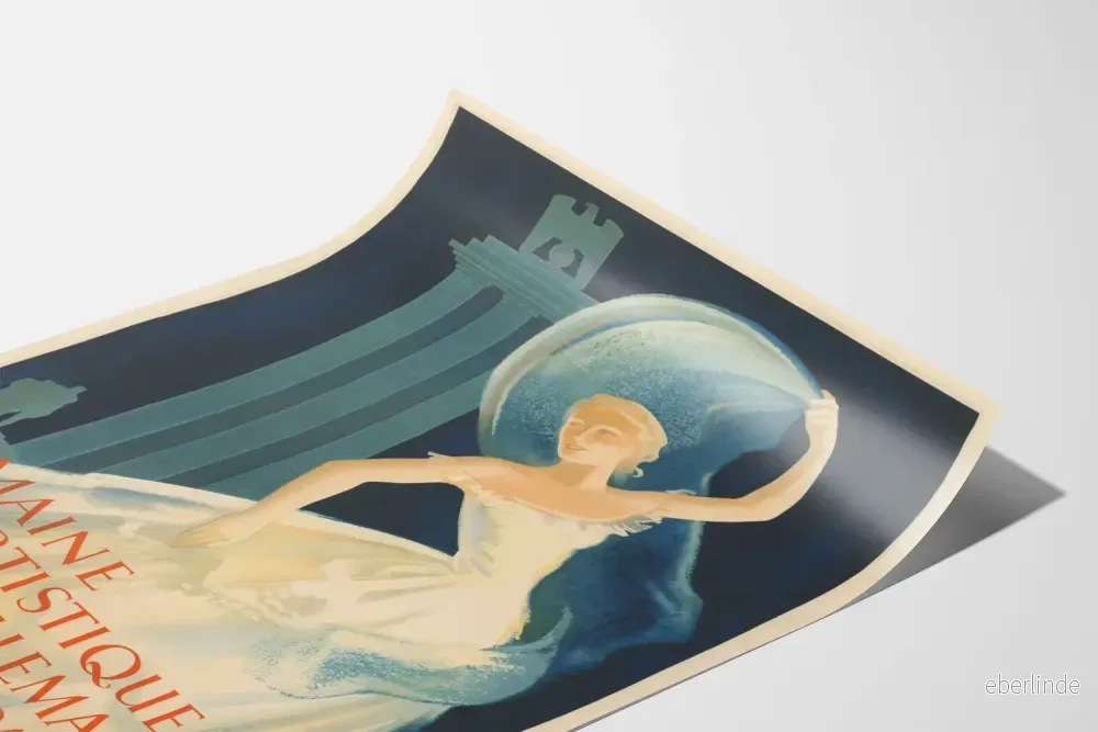 Vintageposter för Tysk konstnärlig vecka i Paris 1937 - Bild 3