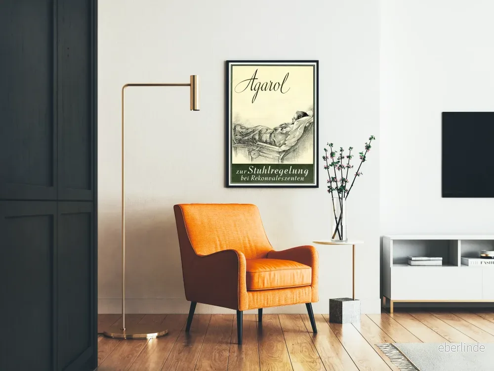 Vintageaffisch Agarol väggdekoration hälsa retro - Bild 2
