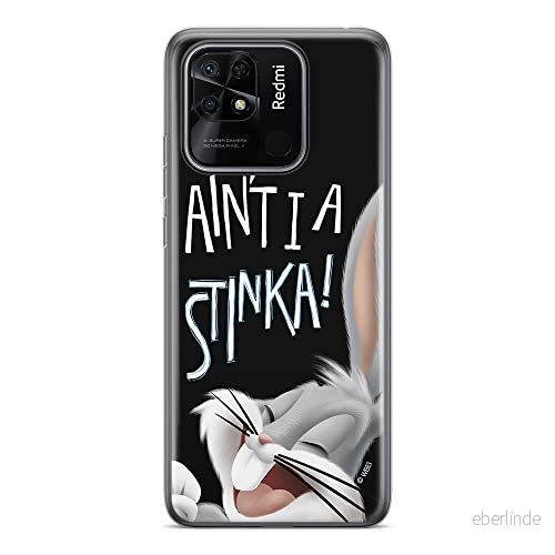 ERT GROUP mobiltelefonfodral för Xiaomi REDMI 10C originalt och officiellt licensierat Looney Tunes mönster Bugs 003 optimalt anpassad till formen på mobiltelefonen, fodral tillverkad av TPU plast 5905511537357