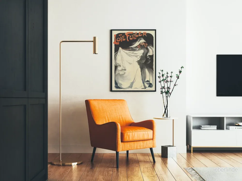 Vintageposter av Loïe Fuller - Konstnärlig väggdekoration - Bild 2