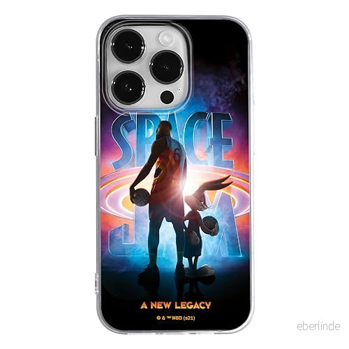 ERT GROUP mobiltelefonfodral för Iphone 14 PRO originalt och officiellt licensierat Looney Tunes mönster Space Jam 009 anpassad till formen på mobiltelefonen, fodral tillverkad av TPU plast 5905511034313