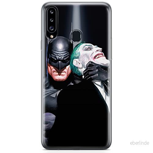 ERT GROUP mobiltelefonfodral för Samsung A20S originalt och officiellt licensierat DC mönster Batman i Joker 001 optimalt anpassad till formen på mobiltelefonen, gedeeltelijk transparant 5904805438196