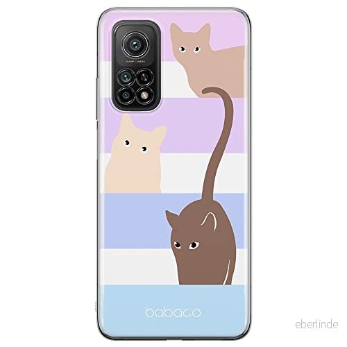ERT GROUP mobiltelefonfodral för Xiaomi REDMI NOTE 9T originalt och officiellt licensierat Babaco mönster Cats 014 optimalt anpassad till formen på mobiltelefonen, fodral tillverkad av TPU plast 5905131096937