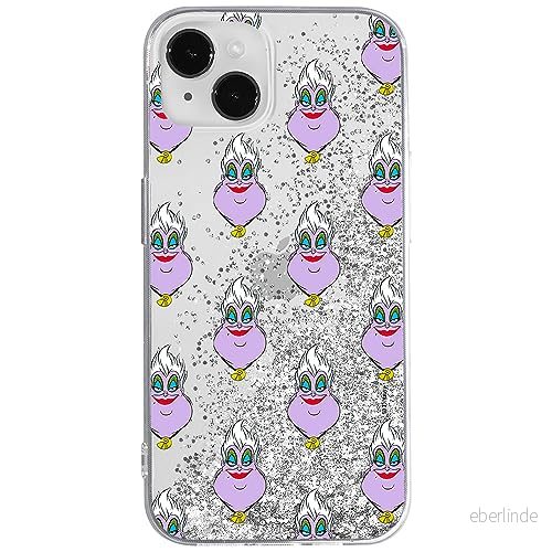ERT GROUP mobiltelefonfodral för Apple Iphone 14 PLUS originalt och officiellt licensierat Disney mönster Ursula 003 optimalt anpassad till formen på mobiltelefonen, med glitter overflow effekt 5905511610548