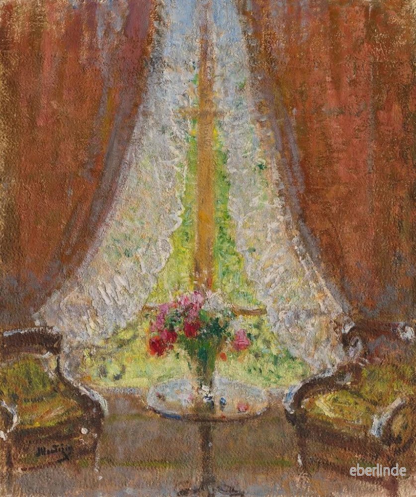 Målning Le bouquet à la fenêtre - Pierre - Eugène Montzin | Konsttryck - Bild 2