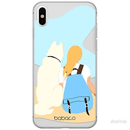 ERT GROUP mobiltelefonfodral för Iphone X/XS originalt och officiellt licensierat Babaco mönster Dogs 003 optimalt anpassad till formen på mobiltelefonen, gedeeltelijk transparant 5905131013316
