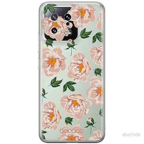 ERT GROUP mobiltelefonfodral för Xiaomi 13 originalt och officiellt licensierat Babaco mönster Flowers 014 optimalt anpassad till formen på mobiltelefonen, gedeeltelijk transparant 5905511902513
