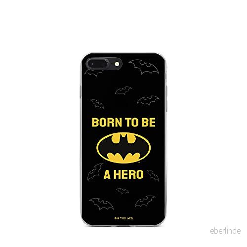 ERT GROUP mobiltelefonfodral för Iphone 7 PLUS/ 8 PLUS originalt och officiellt licensierat DC mönster Batman 058 optimalt anpassad till formen på mobiltelefonen, fodral tillverkad av TPU plast 5905131537607