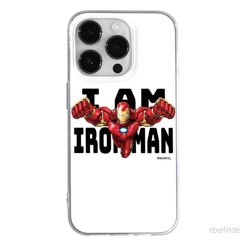 ERT GROUP mobiltelefonfodral för Apple Iphone 14 PRO originalt och officiellt licensierat Marvel mönster Iron Man 028 optimalt anpassad till formen på mobiltelefonen, fodral tillverkad av TPU plast 5905131917737