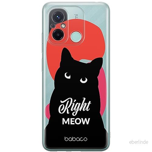 ERT GROUP mobiltelefonfodral för Xiaomi REDMI 12C/ 11A originalt och officiellt licensierat Babaco mönster Cats 004 optimalt anpassad till formen på mobiltelefonen, gedeeltelijk transparant 5905511848811