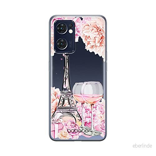ERT GROUP mobiltelefonfodral för Oppo RENO 7 5G originalt och officiellt licensierat Babaco mönster Paris 001 optimalt anpassad till formen på mobiltelefonen, gedeeltelijk transparant 5905511314163