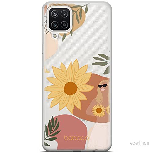 ERT GROUP mobiltelefonfodral för Samsung A12 / M12 originalt och officiellt licensierat Babaco mönster Flowers 015 optimalt anpassad till formen på mobiltelefonen, gedeeltelijk transparant 5903932622492