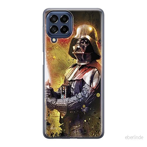 ERT GROUP mobiltelefonfodral för Samsung M53 5G originalt och officiellt licensierat Star Wars mönster Darth Vader 012 optimalt anpassad till formen på mobiltelefonen, fodral tillverkad av TPU plast 5905511396671