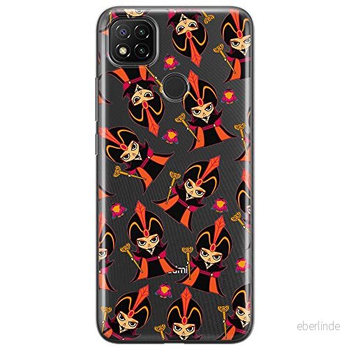 ERT GROUP mobiltelefonfodral för Xiaomi REDMI 9C originalt och officiellt licensierat Disney mönster Jafar 002 optimalt anpassad till formen på mobiltelefonen, gedeeltelijk transparant 5905131404558