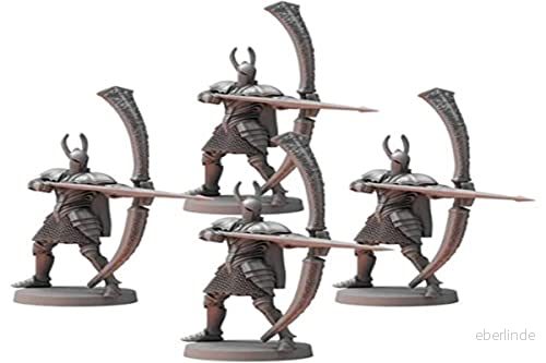 Dark Souls The Rollspel: Silver Knight Greatbowmen Miniatyrer och statistikkort. DnD, RPG, D&D, fängelsehålor drakar. 5E kompatibel 5060453696149