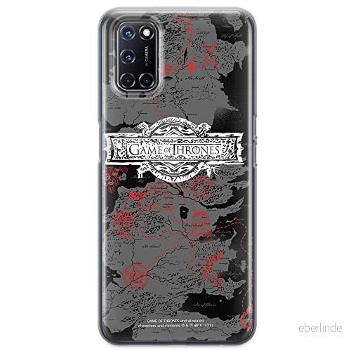 ERT GROUP mobiltelefonfodral för Oppo A92/ A72/ A52 originalt och officiellt licensierat Game od Thrones mönster of 010, fodral tillverkad av TPU plast 5903932677737