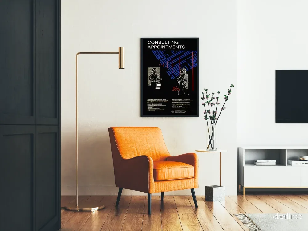 Vintageaffisch för konsultmöten för väggdekoration på kontoret - Bild 2