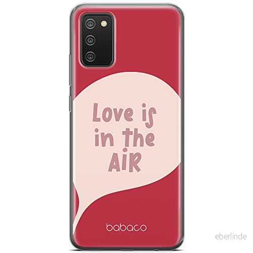 ERT GROUP mobiltelefonfodral för Samsung A02S originalt och officiellt licensierat Babaco mönster Love is in the air 001 optimalt anpassad till formen på mobiltelefonen, fodral tillverkad av TPU plast 5904805033131