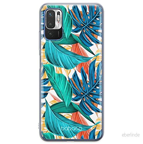 ERT GROUP mobiltelefonfodral för Xiaomi REDMI NOTE 10 5G / POCO M3 PRO originalt och officiellt licensierat Babaco mönster Plants 005, fodral tillverkad av TPU plast 5904805610158