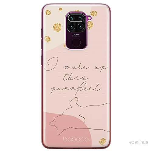 ERT GROUP mobiltelefonfodral för Xiaomi REDMI NOTE 9 originalt och officiellt licensierat Babaco mönster Cats 008 optimalt anpassad till formen på mobiltelefonen, fodral tillverkad av TPU plast 5905131106636