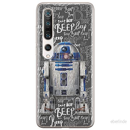 ERT GROUP mobiltelefonfodral för Xiaomi MI 10 / PRO originalt och officiellt licensierat Star Wars mönster R2D2 004 anpassad till formen på mobiltelefonen, fodral tillverkad av TPU plast 5903537179438