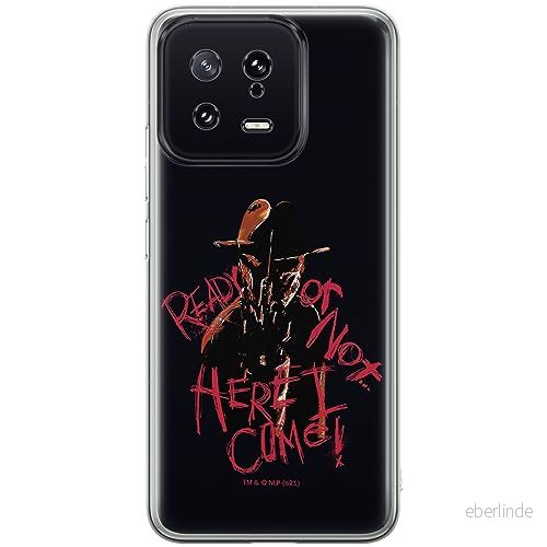 ERT GROUP mobiltelefonfodral för Xiaomi 13 originalt och officiellt licensierat Horror mönster Nightmare of Elm Street 007 anpassad till formen på mobiltelefonen, fodral tillverkad av TPU plast 5905511907976