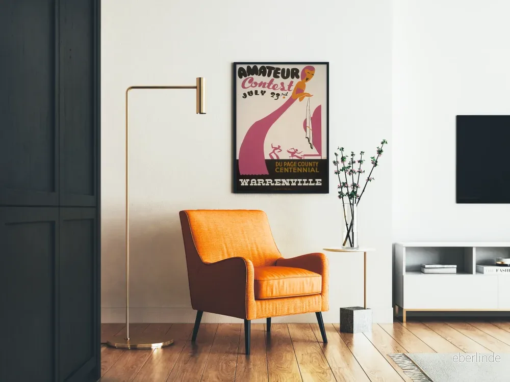 Vintageposter för amatörtävling i Page County Warrenville - Bild 2