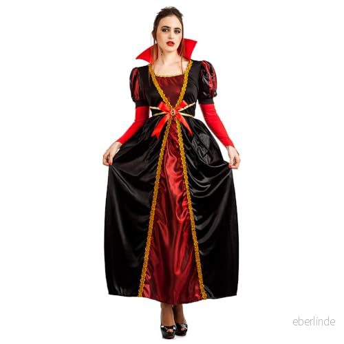 Boland Kostym, vampyr, prinsessa för vuxna, karnevaldräkt, kostymset halloween, karneval och temafest 8712026792570