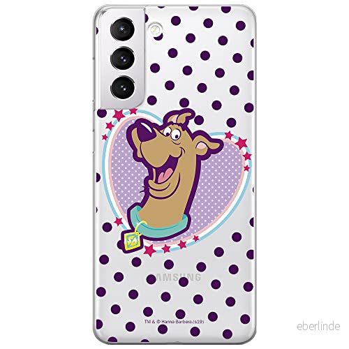 ERT GROUP mobiltelefonfodral för Samsung S21 originalt och officiellt licensierat Scooby Doo mönster 005 optimalt anpassad till formen på mobiltelefonen, gedeeltelijk transparant 5903932299373