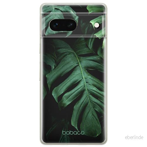 ERT GROUP mobiltelefonfodral för Google PIXEL 7 originalt och officiellt licensierat Babaco mönster Plants 003 optimalt anpassad till formen på mobiltelefonen, fodral tillverkad av TPU plast 5905795142445