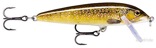 Rapala Original Floater Material Balsa konstruktion sötvattensfiskedrag simlärare 0,9 1,5 m storlek 7 cm/4g tillverkad i Estland Live Brown Trout Adult Unisex, Flerfärgad, Standard F7 TRL 22677277967
