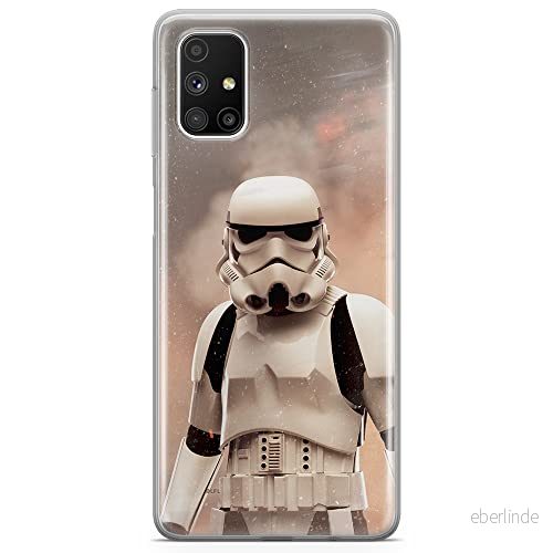 ERT GROUP mobiltelefonfodral för Samsung M51 originalt och officiellt licensierat Star Wars mönster Stormtrooper 003 optimalt anpassad till formen på mobiltelefonen, fodral tillverkad av TPU plast 5904805483165