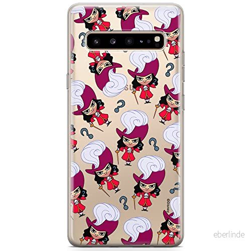 ERT GROUP mobiltelefonfodral för Samsung S10 5G originalt och officiellt licensierat Disney mönster James Hook 002 optimalt anpassad till formen på mobiltelefonen, gedeeltelijk transparant 5905131452665