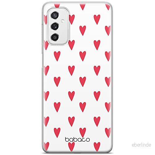 ERT GROUP mobiltelefonfodral för Samsung M52 5G originalt och officiellt licensierat Babaco mönster Hearts 004 optimalt anpassad till formen på mobiltelefonen, gedeeltelijk transparant 5904805493515