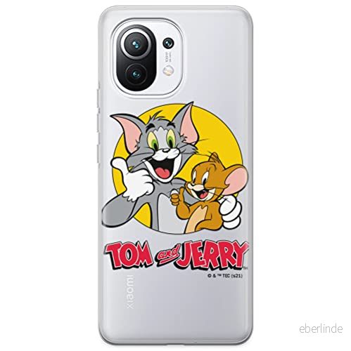 ERT GROUP mobiltelefonfodral för Xiaomi 11 originalt och officiellt licensierat Tom and Jerry mönster 013 optimalt anpassad till formen på mobiltelefonen, gedeeltelijk transparant 5904805277238